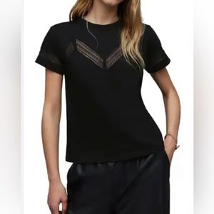 All Saints Cotton Blend T-Shirt size 10